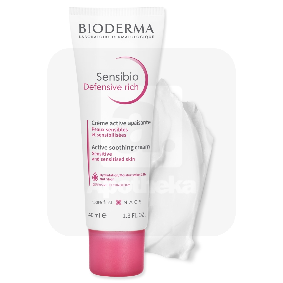 BIODERMA SENSIBIO DEFENSIVE RICH NÄOKREEM RAHUSTAV 40ML - Tootepilt