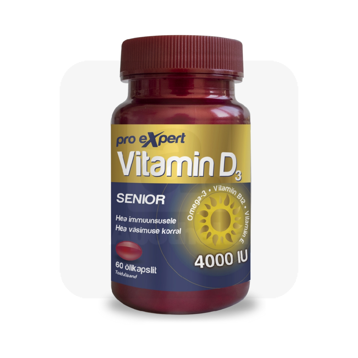 VITAMIN D3 PRO EXPERT 4000IU SENIOR ÕLIKAPSLID N60