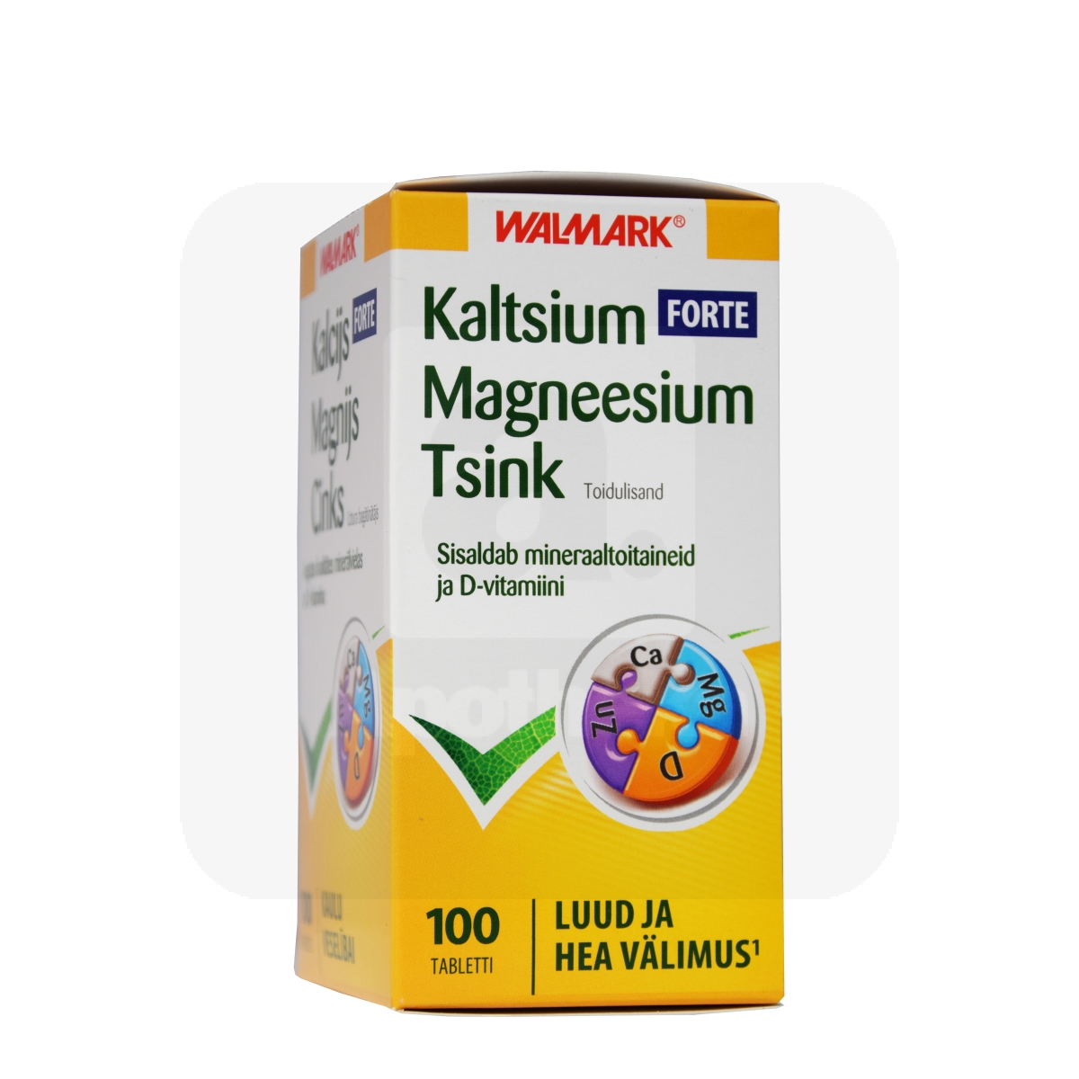 WALMARK KALTSIUM MAGNEESIUM TSINK FORTE TBL N100 - Tootepilt