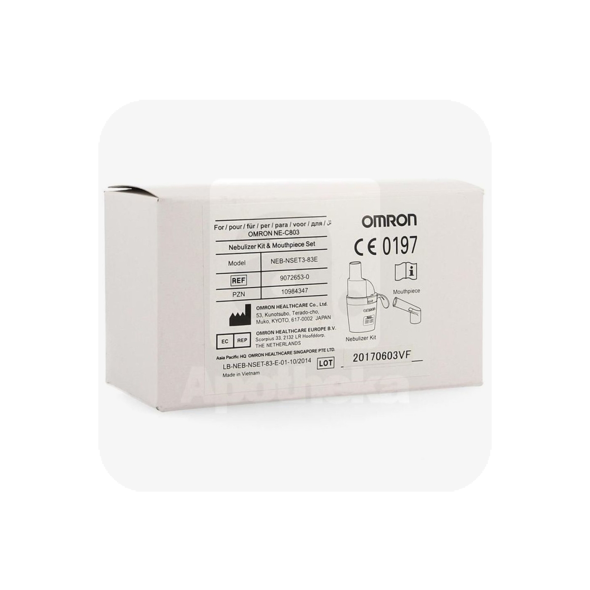 INHALAATORI OMRON NE-C803 VARUOSADE KOMPLEKT - Tootepilt