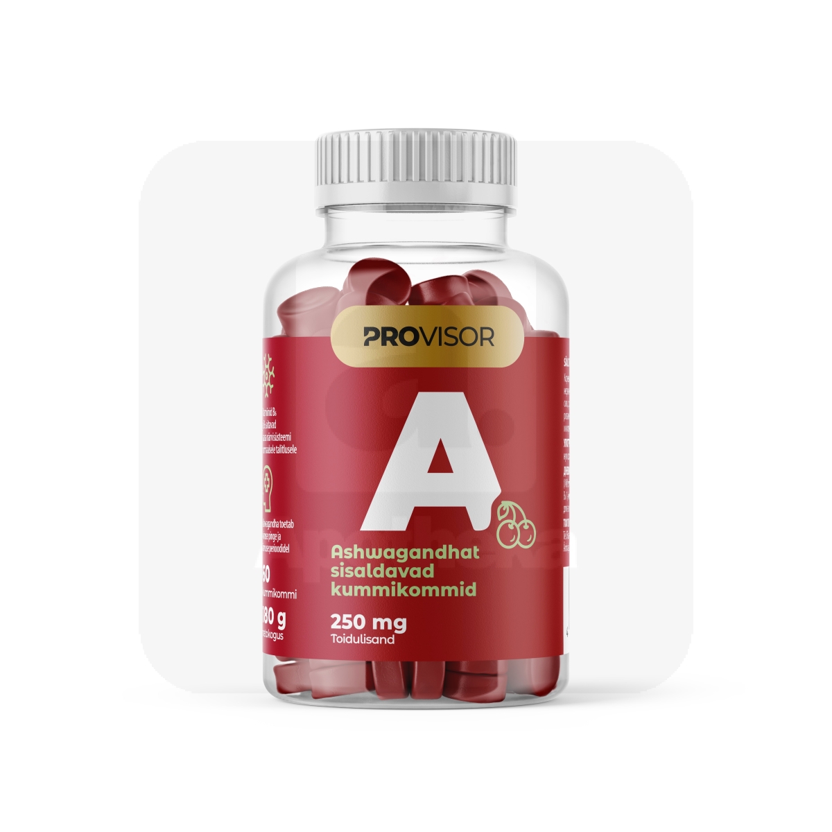 PROVISOR ASHWAGANDHA KUMMIKOMMID 250MG N60