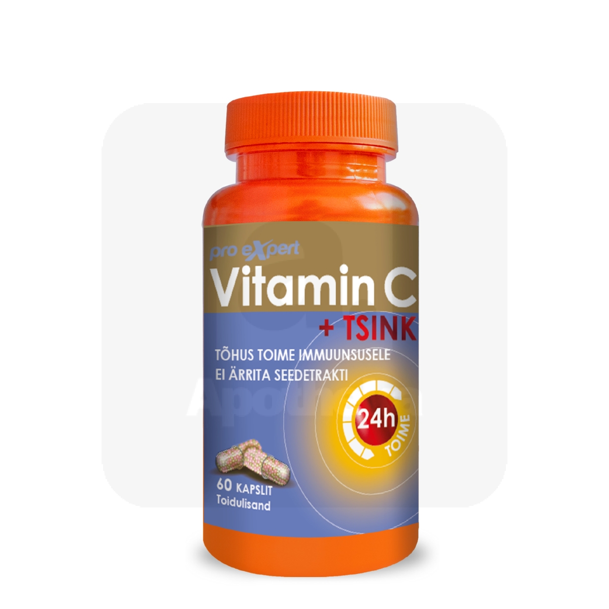 VITAMIN C PRO EXPERT+TSINK KAPSLID N60 - Tootepilt