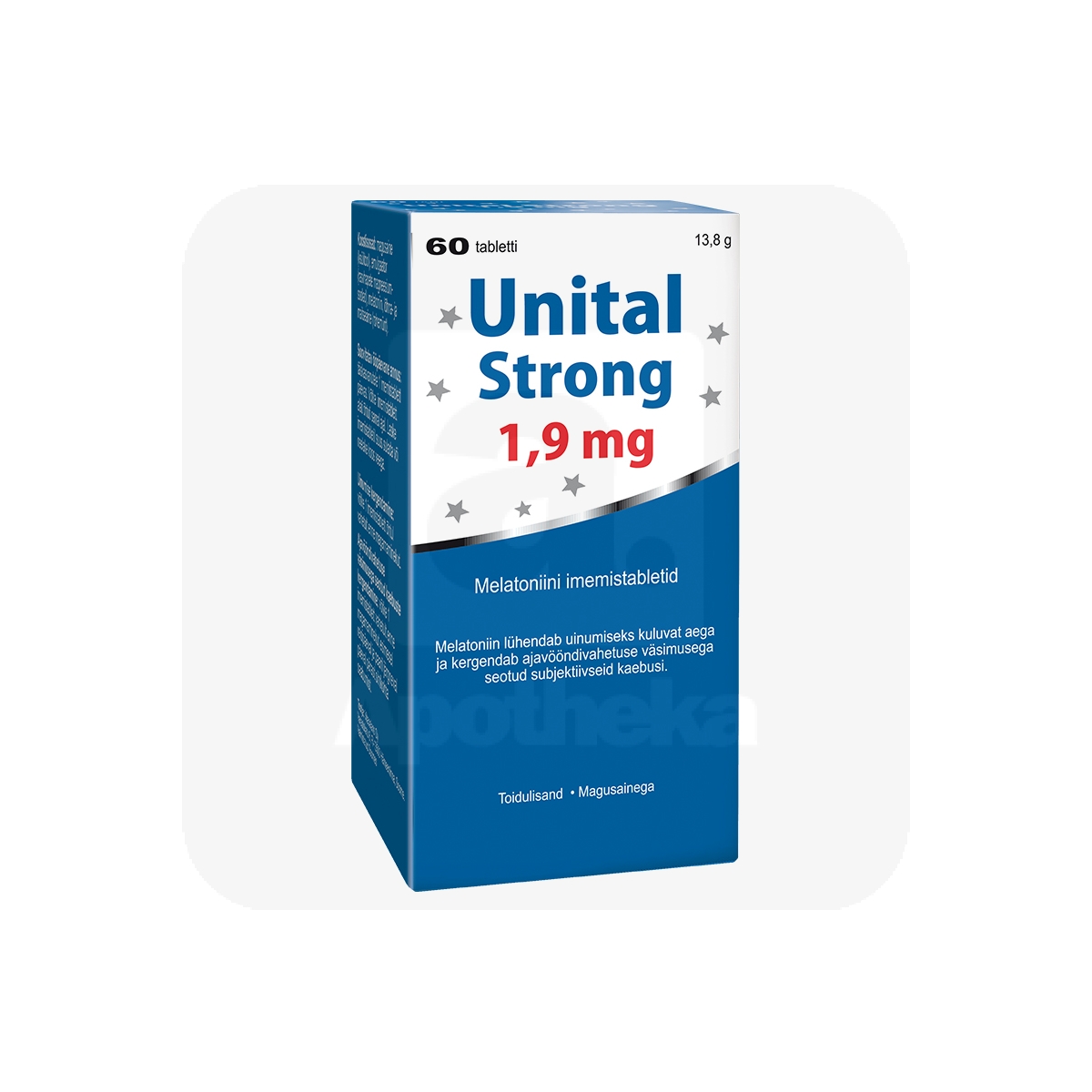 UNITAL STRONG 1,9MG IMEMISTBL N60 - Tootepilt