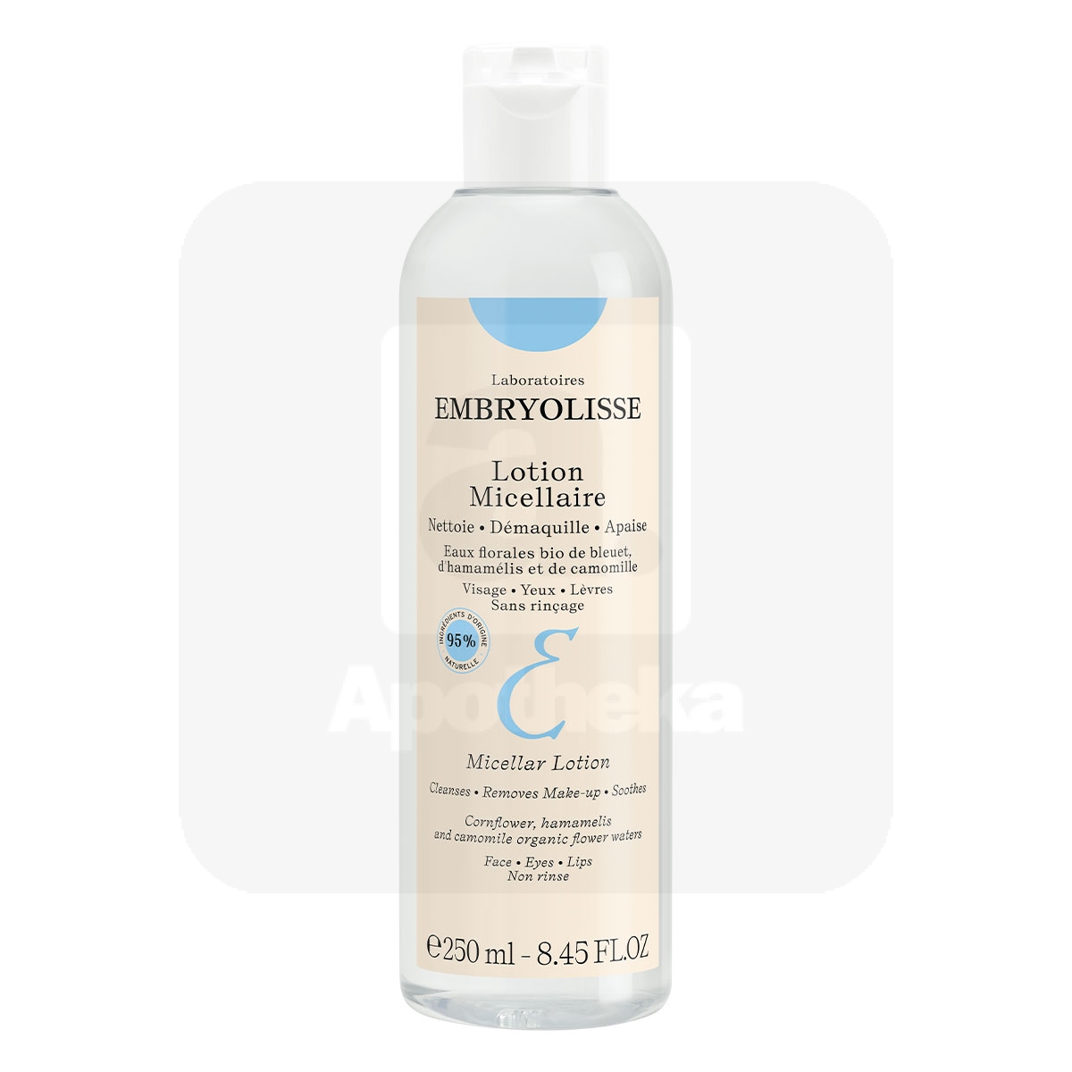 EMBRYOLISSE MITSELLAARVESI RAHUSTAV 250ML - Tootepilt