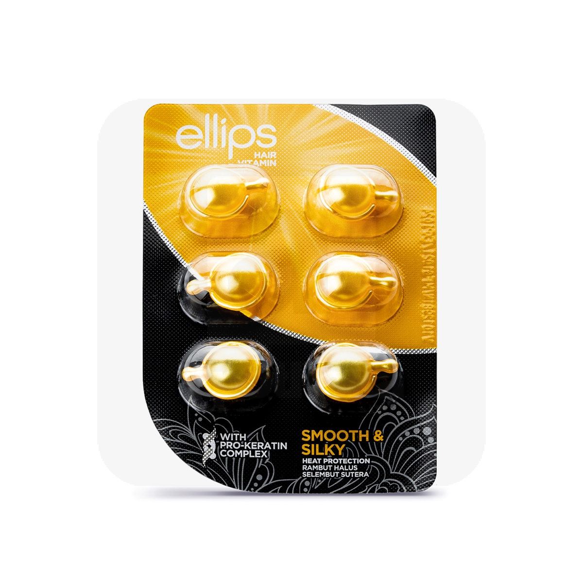 ELLIPS SMOOTH&SILKY JUUKSEVITAMIINID PEALEMÄÄRITAVAD 1ML N6 - Tootepilt 1