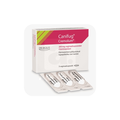 CANIFUG CREMOLUM VAGINAALSUPOSIIT 200MG  N3