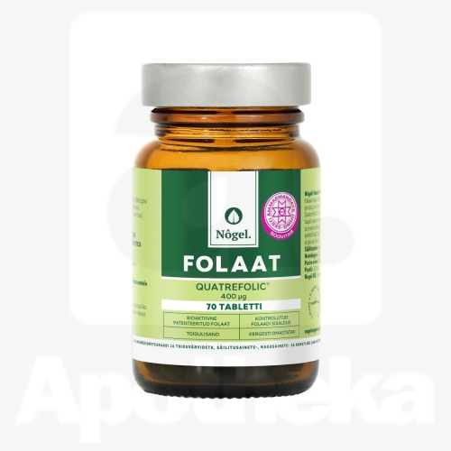 NÕGEL FOLAAT QUATREFOLIC TBL 400MCG N70