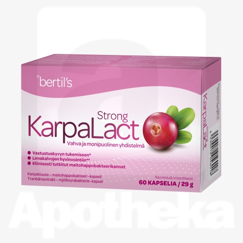 BERTILS KARPALACT STRONG KAPSLID N60 UUS