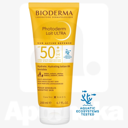 BIODERMA PHOTODERM LAIT ULTRA PÄIKESEKAITSEPIIM SPF50+ 200ML