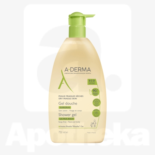 A-DERMA DUSHIGEEL KAERAEKSTRAKTIGA 750ML