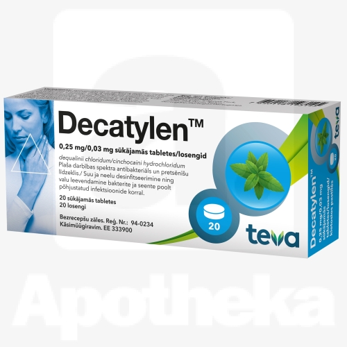 DECATYLEN LOSENG 0,25MG+0,03MG N20