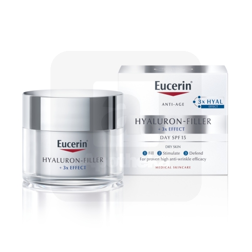 EUCERIN HYALURON-FILLER PÄEVAKREEM KUIVALE NAHALE SPF15 50ML