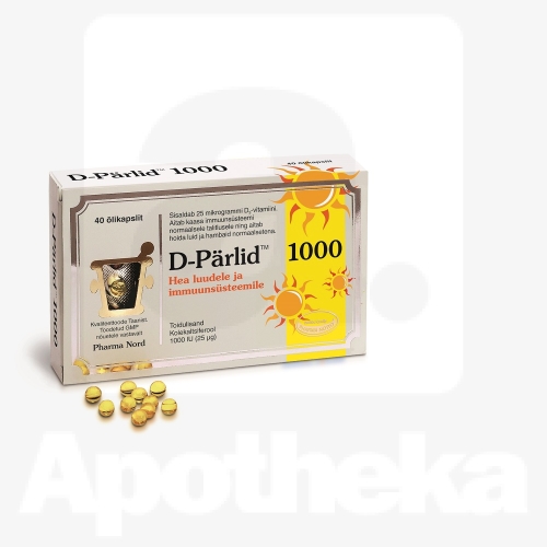 D-PÄRLID 1000 KAPSLID N40