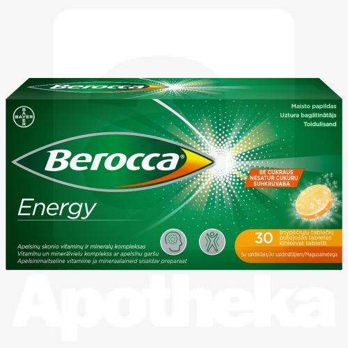 BEROCCA ENERGY KIHISEVAD TABLETID N30