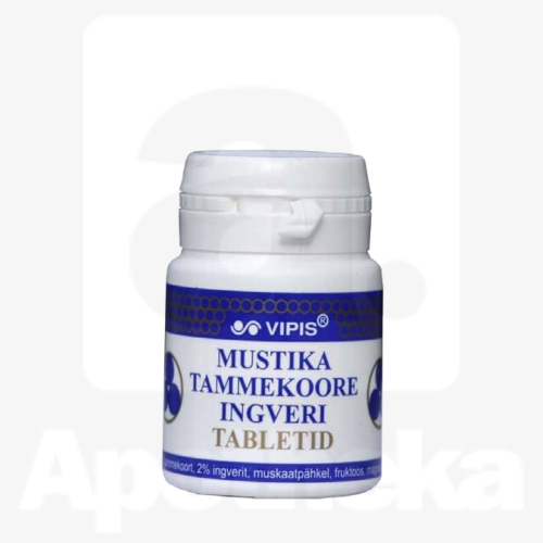 VIPIS MUSTIKA-TAMMEKOORE-INGVERI TABLETID N50 (15G)