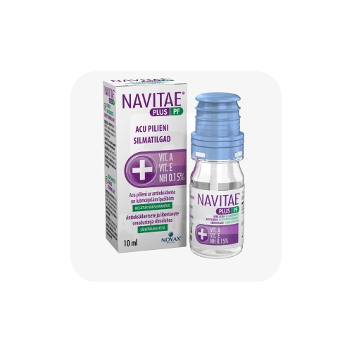 NAVITAE PLUS PF SILMATILGAD SÄILITUSAINETA 10ML