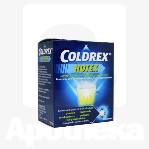 COLDREX HOTEX 500+200+10MG N10 SUUKAUDSE LAH PLV