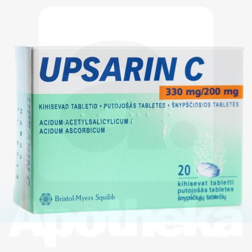 UPSARIN C KIHISEV TBL 330MG+200MG N20