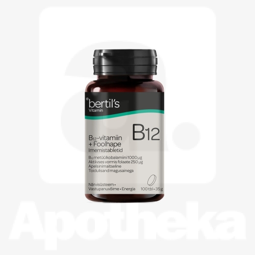 BERTILS VITAMIN B12+FOOLHAPE IMEMISTBL N100