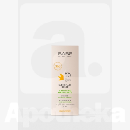 BABE SUPER FLUID EMULSIOON NÄOLE MATISTAV SPF50 TOONIV 50ML