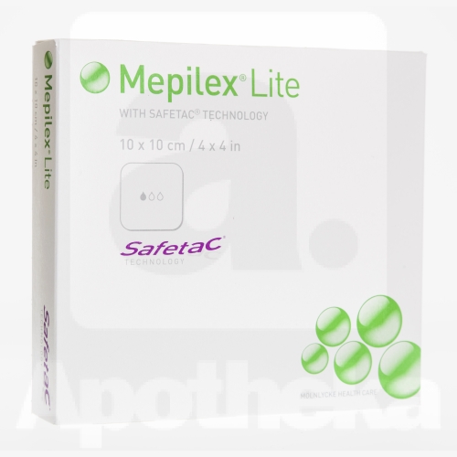 MEPILEX LITE SILIKOONHAAVAPADI STERIILNE 10X10CM N5