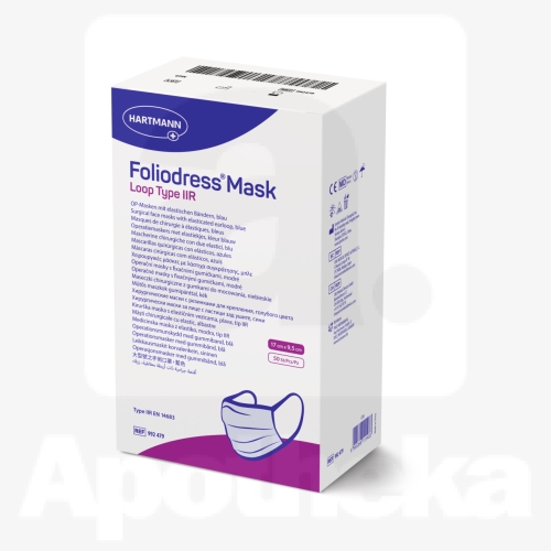 MASK MEDITSIINILINE FOLIODRESS LOOP TÜÜP II R N50