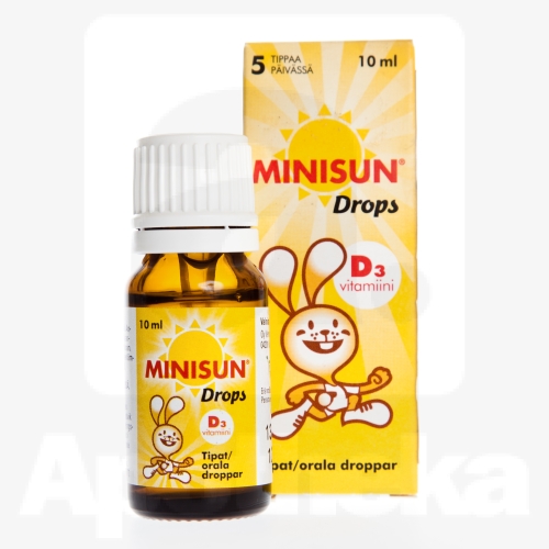 MINISUN JUNIOR VITAMIIN D TILGAD 10ML