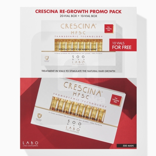 CRESCINA TRANSDERMIC 500 AMPULLID MEESTELE 3,5ML N30