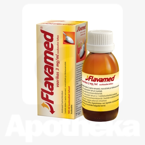 FLAVAMED VAARIKAS SUUKAUDNE LAHUS 3MG/ML 100ML