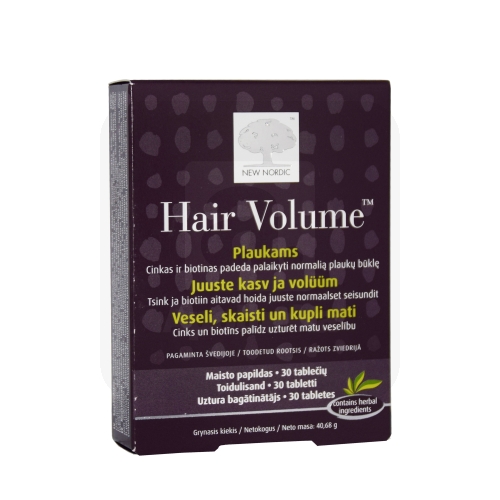 NEW NORDIC HAIR VOLUME TBL N30