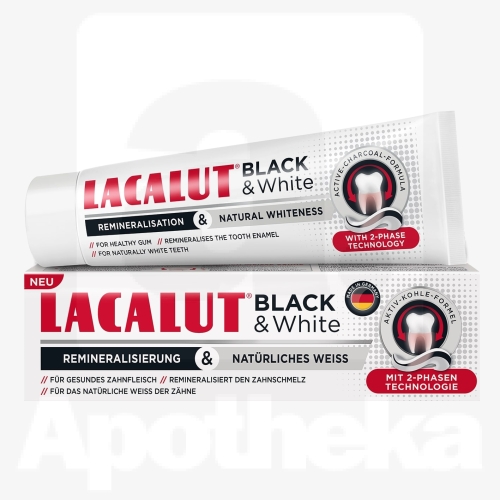 LACALUT HAMBAPASTA BLACK & WHITE ZC 75ML