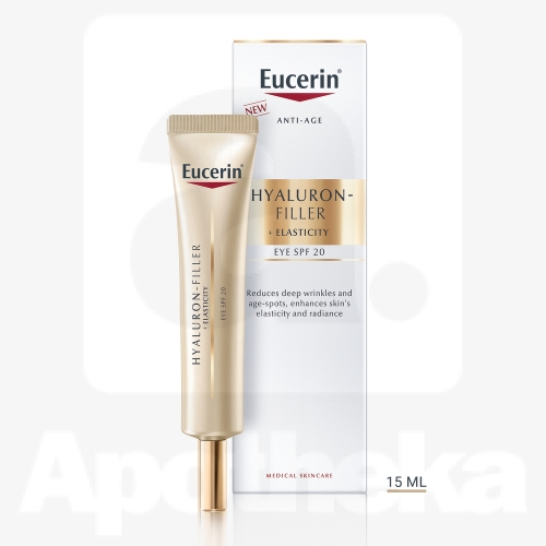 EUCERIN HYALURON FILLER+ELASTICITY SILMAÜMBRUSKREEM 15ML