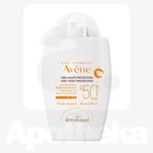 AVENE SUN MINERAALNE PÄIKESEKAITSE SPF50+ 40ML UUS