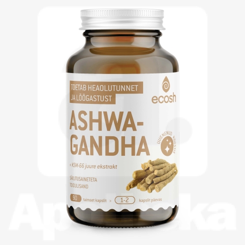 ECOSH ASHWAGANDHA JUURE KAPSLID  N90