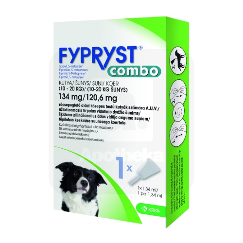 FYPRYST COMBO TÄPILAHUS 134+120,6MG/1,34ML N1 (10-20KG)