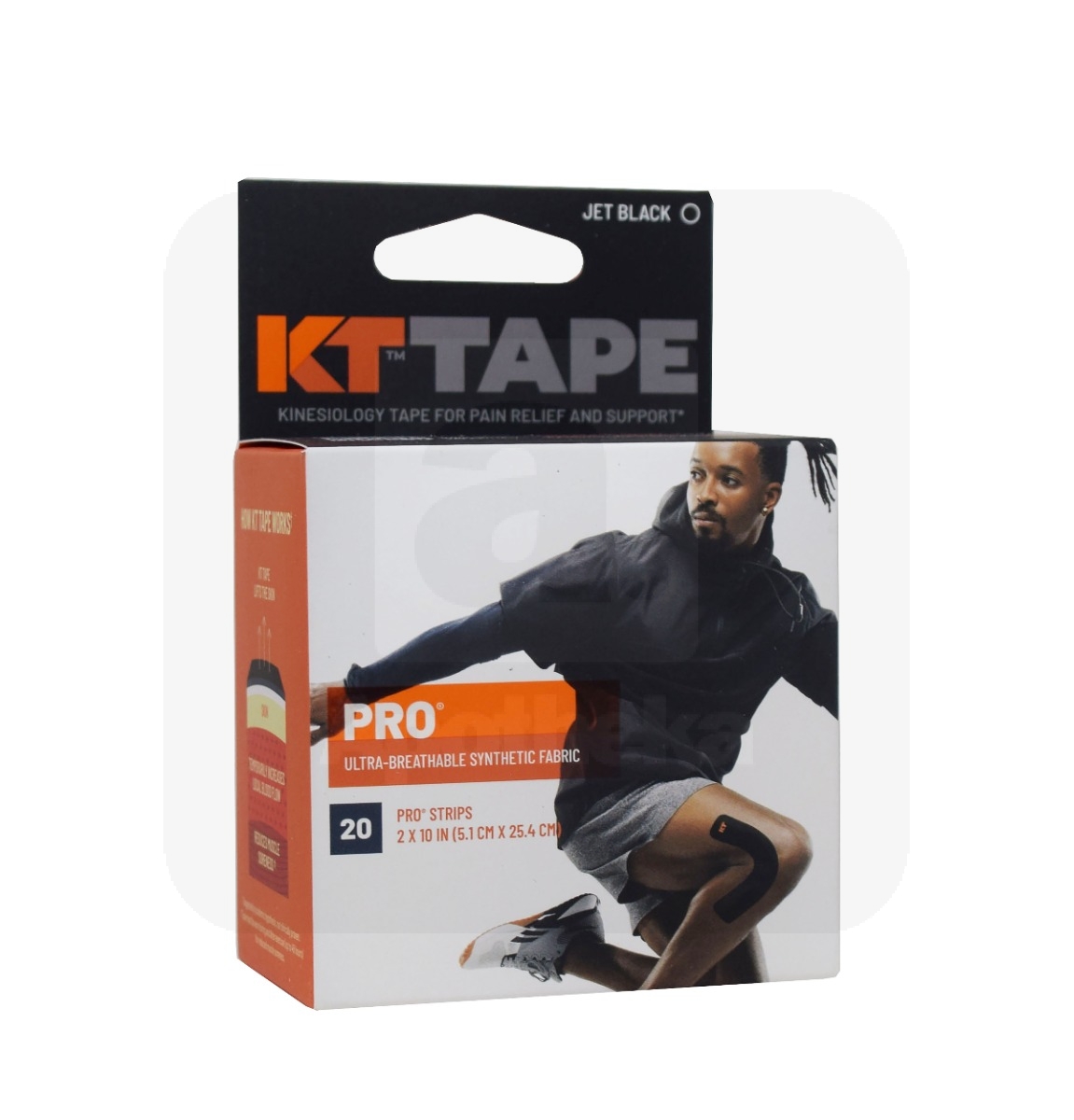 KT TEIP PRO NEON (EELLÕIGATUD 5M, 20 STRIP) MUST - Tootepilt 2